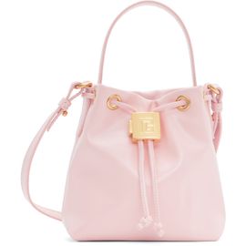 BALMAIN BALMAIN Pink Mini Pulse Bucket Bag