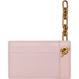 BALMAIN BALMAIN Pink Pulse Chain Card Holder