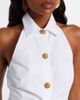 Balmain Balmain Pleated cotton poplin minidress - 3