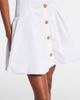Balmain Balmain Pleated cotton poplin minidress - 4