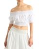 Balmain Balmain Poplin Off-The-Shoulder Top - 1