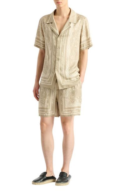 Balmain Balmain Printed Foulard pyjama shorts