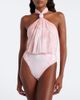Balmain Balmain Printed halterneck swimsuit - 2
