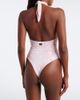 Balmain Balmain Printed halterneck swimsuit - 6