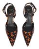 Balmain Balmain Printed Patent Leather Strappy Courts - 5