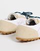 Balmain Balmain Racer 45-Suede Leather & Nylon Sneakers Crème/Blanc - 5
