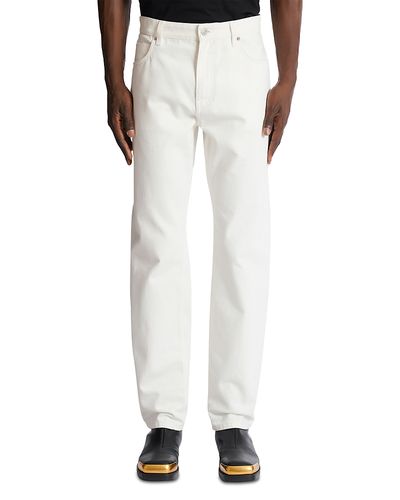 Balmain Balmain Regular Fit Jeans in Off White
