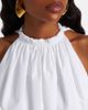 Balmain Balmain Ruched cotton poplin minidress - 3