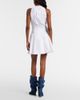 Balmain Balmain Ruched cotton poplin minidress - 5