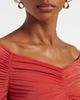 Balmain Balmain Ruched jersey crop top - 3