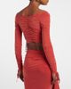 Balmain Balmain Ruched jersey crop top - 5