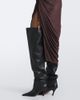 Balmain Balmain Ruched jersey midi skirt - 4