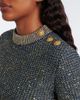 Balmain Balmain Sequined lamé sweater - 3
