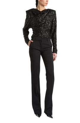 Balmain Balmain Sequinned Top with Bow