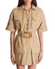 Balmain Balmain Short Cotton Gabardine Lace-Up Dress - 1