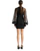 Balmain Balmain Short Jersey and Muslin Dress - 4