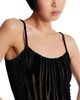 Balmain Balmain Short Strappy Dress in Zebra-Print Velvet - 6