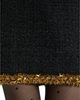 Balmain Balmain Short Tweed Skirt with Embroidered Trim - 4