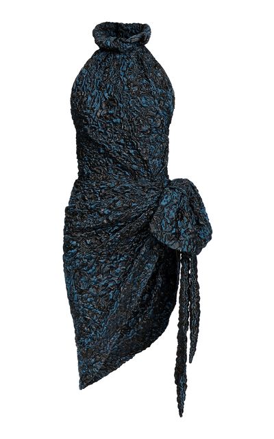 Balmain Balmain Sleeveless Cloque Floral Dress