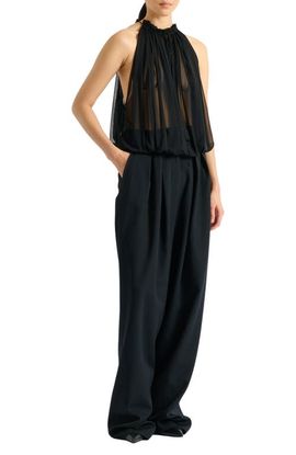 Balmain Balmain Sleeveless muslin top