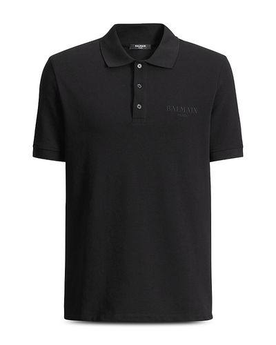 Balmain Balmain Slim Fit Vintage Logo Polo Shirt