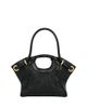 Balmain Balmain Small Tote in Smooth Topstitched Leather - 1