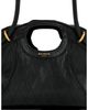 Balmain Balmain Small Tote in Smooth Topstitched Leather - 6