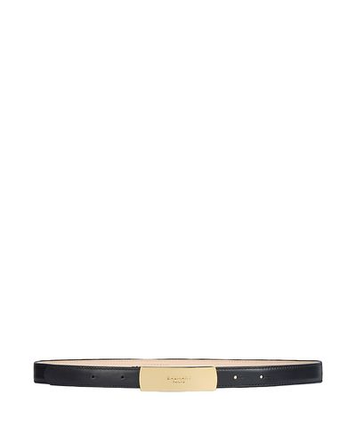 Balmain Balmain Smooth Leather Belt