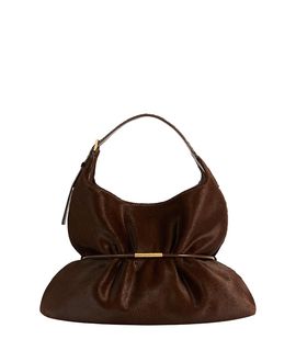 Balmain Balmain Sphynx Medium Bag in Pony-Effect Leather