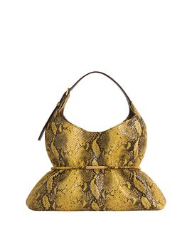 Balmain Balmain Sphynx Medium Bag in Python-Effect Leather