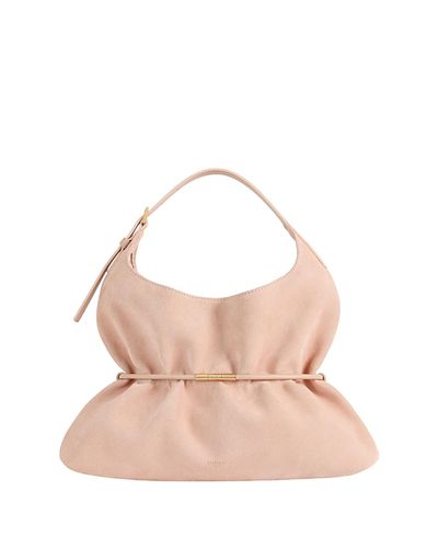 Balmain Balmain Sphynx Medium Bag in Suede