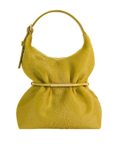 Balmain Balmain Sphynx Mini Bag in Pony-Effect Leather