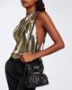 Balmain Balmain Sphynx Mini leather top-handle bag - 6