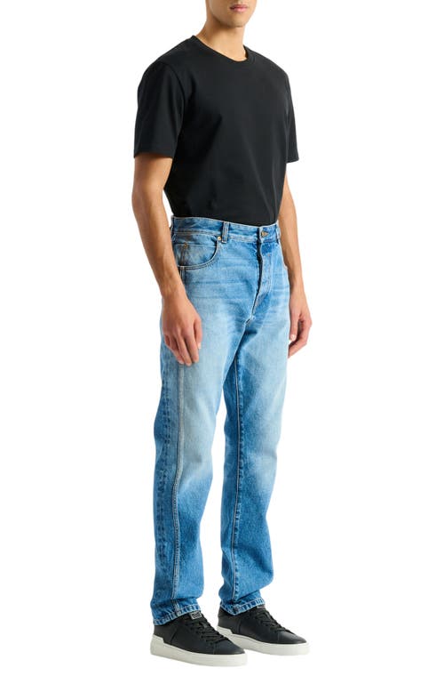 Balmain Balmain Straight-leg Blue denim jeans 