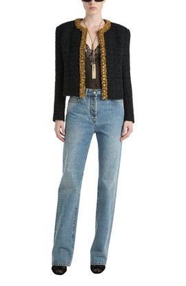 Balmain Balmain Straight-Leg Faded Denim Jeans