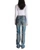 Balmain Balmain Straight-Leg Faded Denim Jeans in Blue - 4