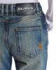 Balmain Balmain Straight-Leg Faded Denim Jeans in Blue - 5