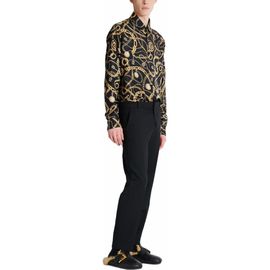 Balmain Balmain Straight-Leg Tailored Wool Trousers