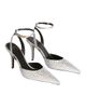 Balmain Balmain Strappy Satin Courts with Crystals - 1