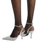 Balmain Balmain Strappy Satin Courts with Crystals - 2