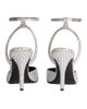 Balmain Balmain Strappy Satin Courts with Crystals - 3