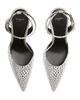 Balmain Balmain Strappy Satin Courts with Crystals - 5