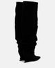 Balmain Balmain Suede over-the-knee boots - 3