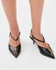 Balmain Balmain Sync Chain Kitten Slingbacks Noir - 3