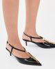 Balmain Balmain Sync Chain Kitten Slingbacks Noir - 5