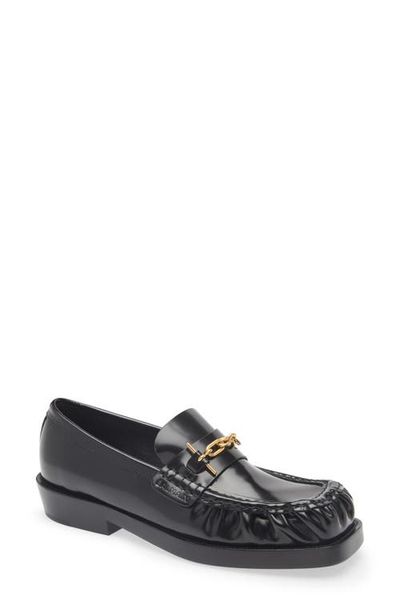 Balmain Balmain Sync Glazed Leather Loafer