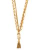 Balmain Balmain Sync Golden Brass Long Necklace - 3