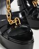 Balmain Balmain Sync Platform Sandals In Patent Lambskin 0PA Noir - 6