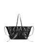 Balmain Balmain Track Zips Calfskin Tote Bag - 1