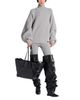 Balmain Balmain Track Zips Calfskin Tote Bag - 2